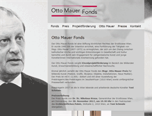 Tablet Screenshot of otto-mauer-fonds.at